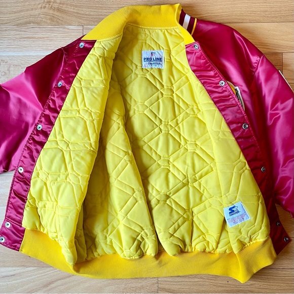 SOLD - Vintage Washington Redskins NFL Starter Pro Line Satin Jacket Size XL - Picture 3 of 12